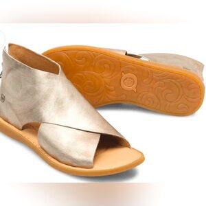 Born Metallic Silver Women's Sandals